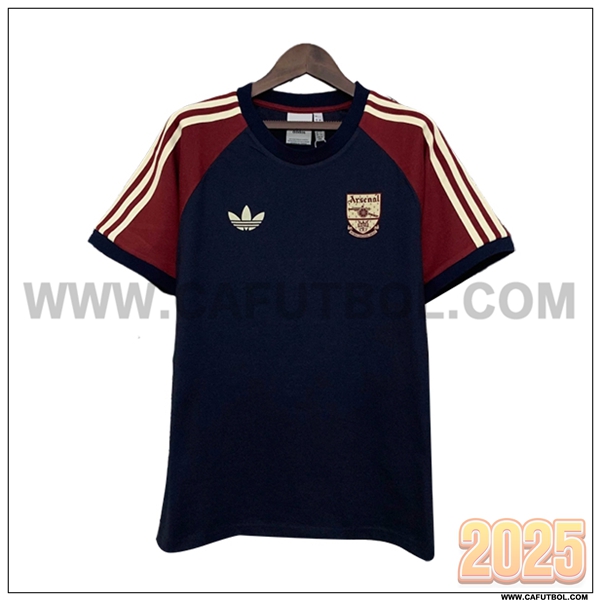 Camiseta Entrenamiento Arsenal Azul/Rojo/Beige 2025 2026