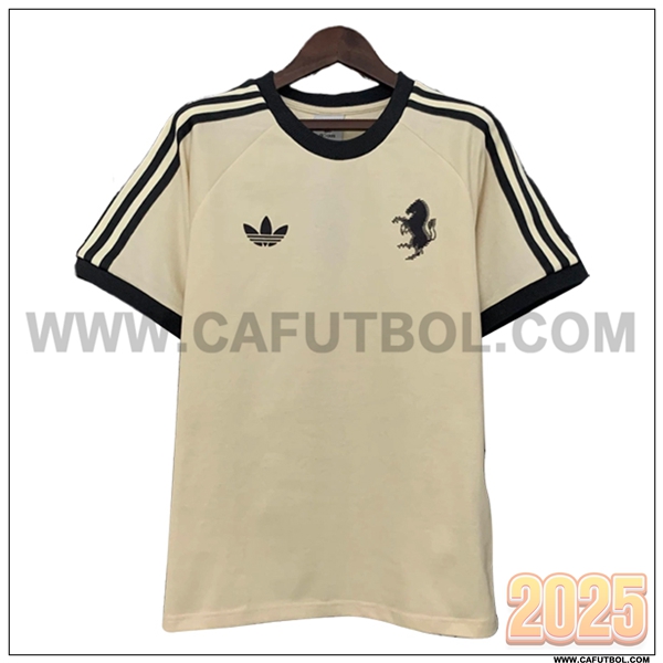 Camiseta Entrenamiento Juventus Beige/Negro 2025 2026