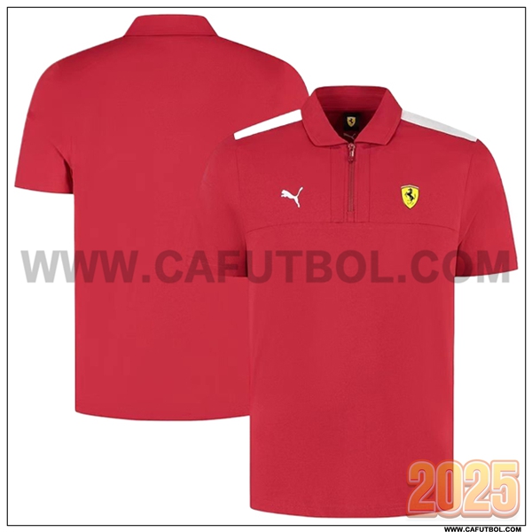 Polo Scuderia Ferrari F1 Team Rojo 2025 -04
