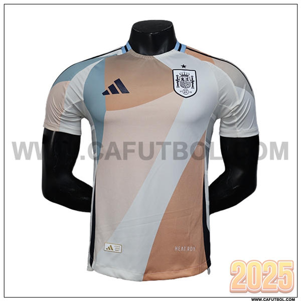 Camiseta Equipo de Espana Blanco/Naranja Edicion Especial 2025 2026
