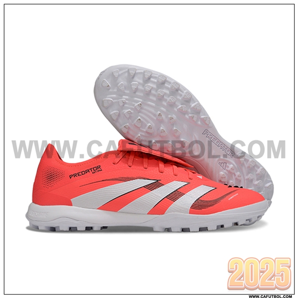 Adidas Botas De Fútbol PREDATOR LEAGUE FT TURF Naranja/Blanco