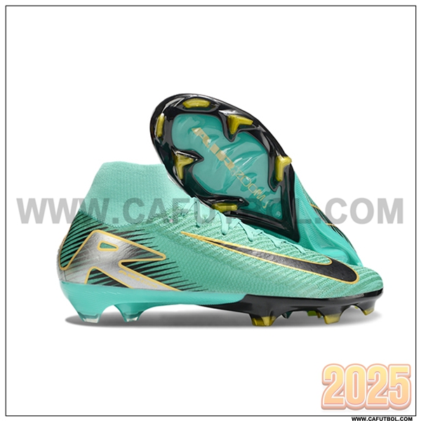 Nike Botas De Fútbol Air Zoom Mercurial Superfly IIX Elite FG Verde/Negro