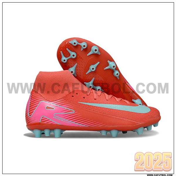 Nike Botas De Fútbol Mercurial Superfly 10 Academy Naranja/Azul/Rosa