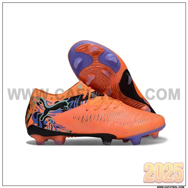 PUMA Botas De Fútbol FUTURE 8 ULTIMATE FG/AG Naranja/Negro