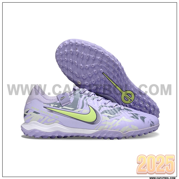 Nike Botas De Fútbol Tiempo Legend X PRO TF Violeta/Verde