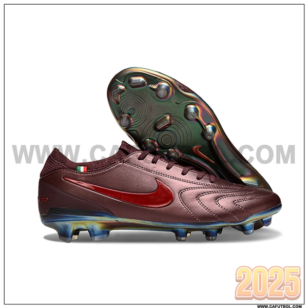 Nike Botas De Fútbol Tiempo Legend X Elite LUXE FG Rojo