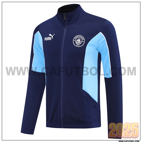 Chaquetas Futbol Manchester City azul real 2025 2026