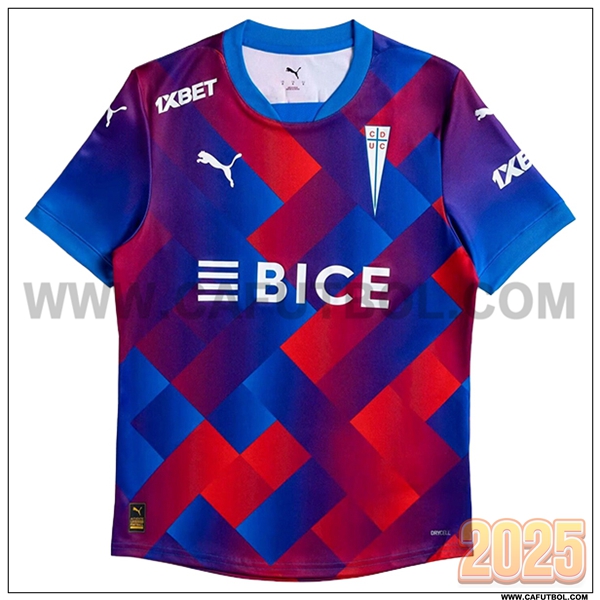 Nuevo Camiseta de Deportivo Universidad Catolica Tercero Rojo/Azul 2025 2026