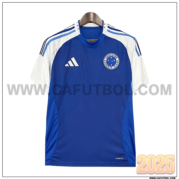 Nuevo Camiseta de Cruzeiro EC Primera Azul/Blanco 2025 2026