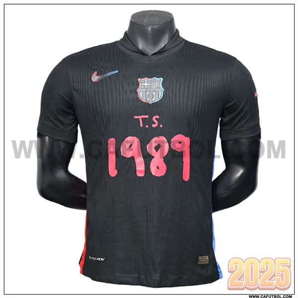 Camiseta Futbol FC Barcelona Negro Edicion Especial 2025 2026