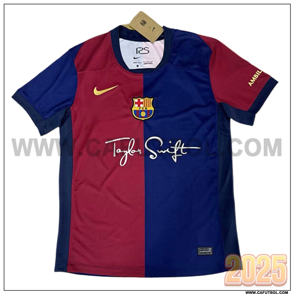 Camiseta Futbol FC Barcelona Azul/Rosa Edicion Especial 2025 2026