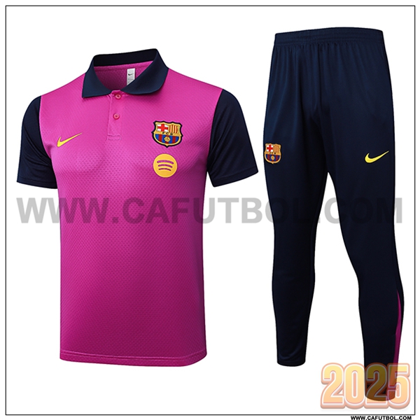 Camiseta Polo FC Barcelona Violeta 2025 2026
