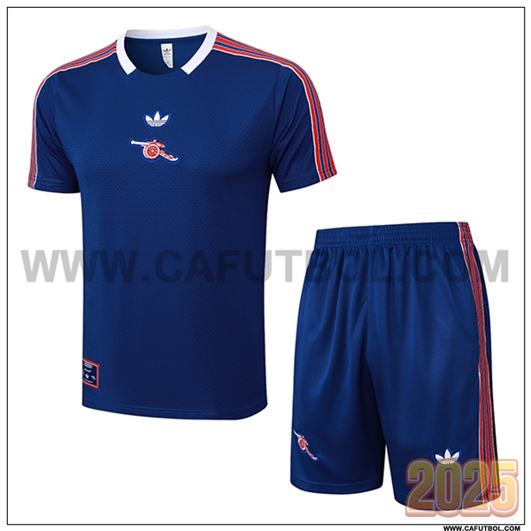 Camiseta Entrenamiento Arsenal Azul/Rojo 2025 2026
