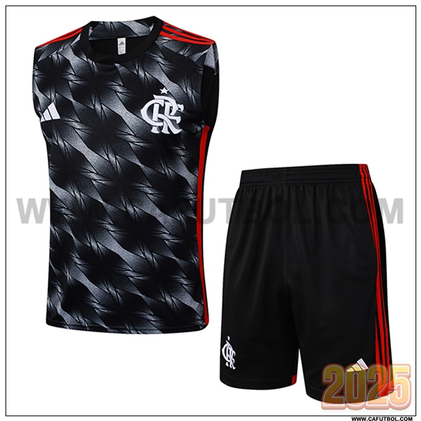 Camiseta Entrenamiento sin mangas Flamengo Negro/Rojo 2025 2026