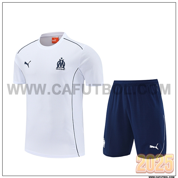 Camiseta Entrenamiento Marsella Blanco 2025 2026
