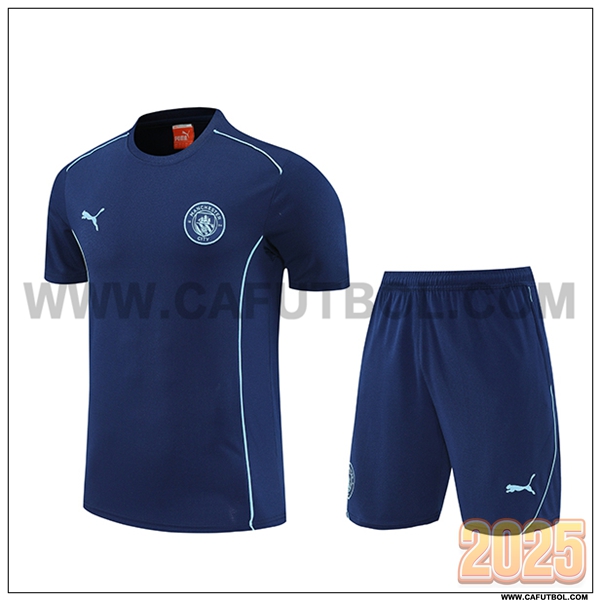 Camiseta Entrenamiento Manchester City azul real 2025 2026