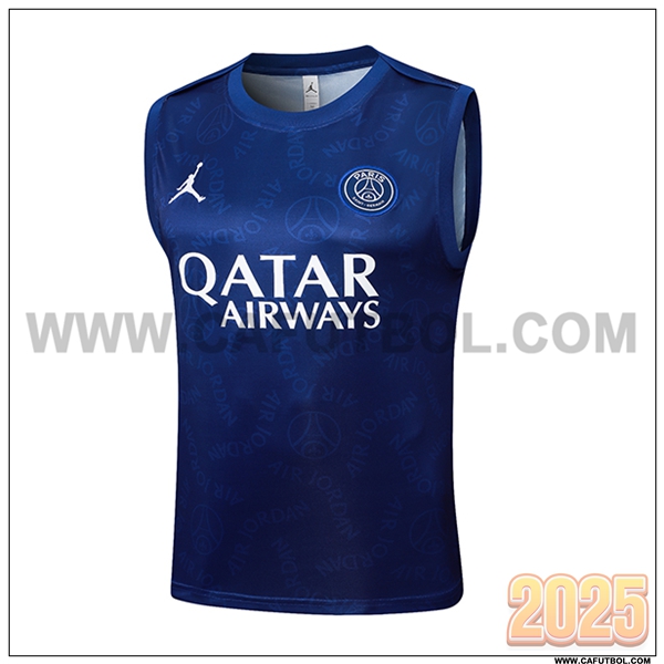 Chalecos De Futbol PSG azul real 2025 2026