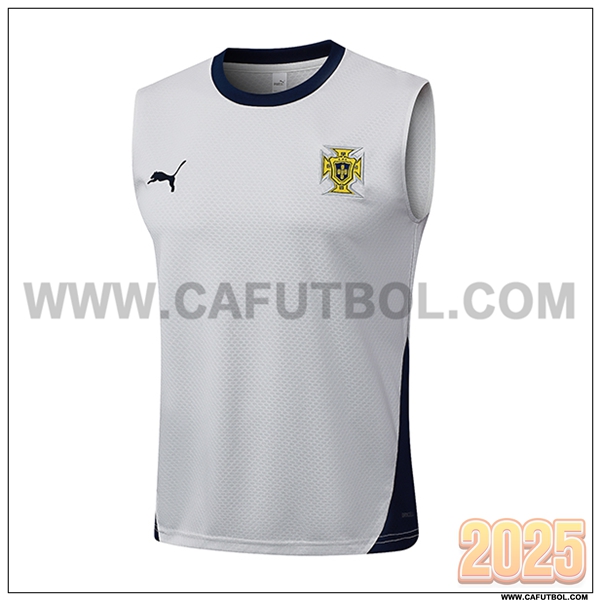 Chalecos De Futbol Portugal Blanco/Azul 2025 2026