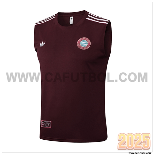 Chalecos De Futbol Bayern Munich Marrón/Blanco 2025 2026
