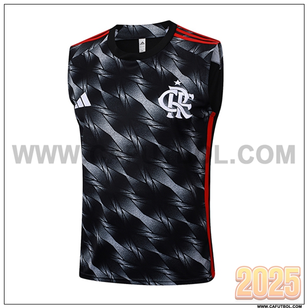 Chalecos De Futbol Flamengo Negro/Rojo 2025 2026