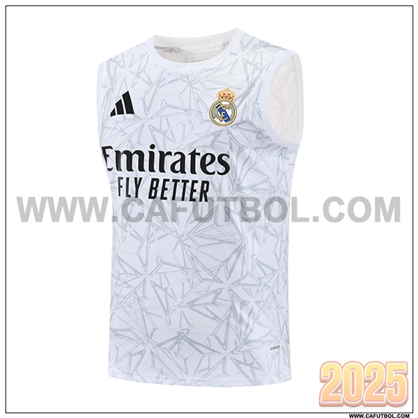 Chalecos De Futbol Real Madrid Blanco 2025 2026
