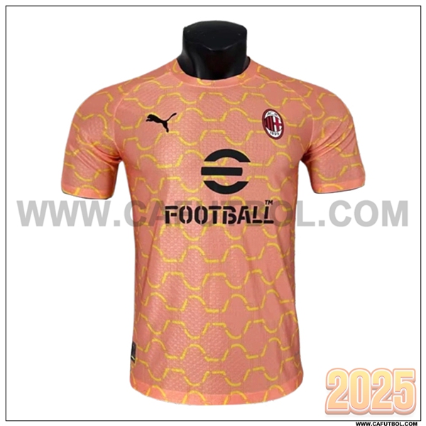 Camiseta Entrenamiento AC Milan Naranja 2025 2026
