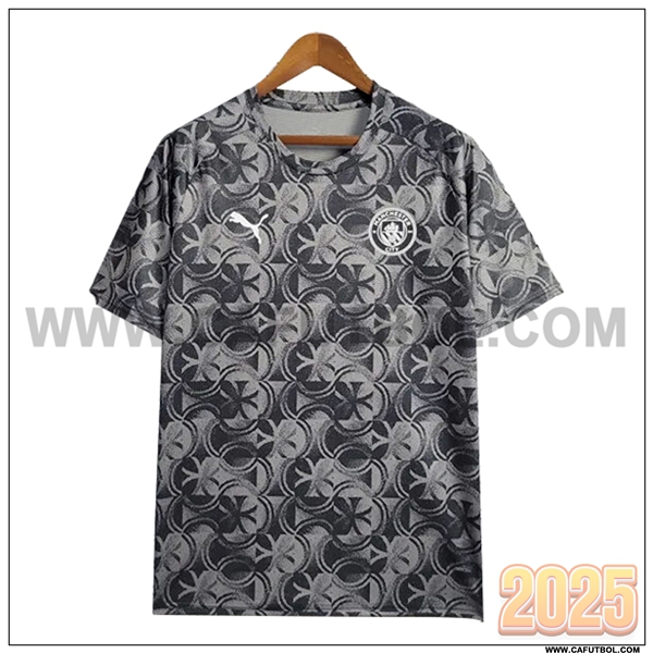 Camiseta Entrenamiento Manchester City Gris 2025 2026