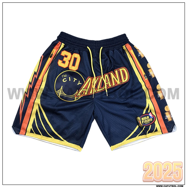 Cortos NBA Golden State Warriors 2025/26 Azul/Amarillo/Naranja