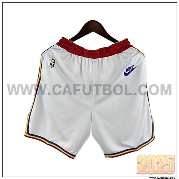 Cortos NBA Golden State Warriors 2025/26 Blanco