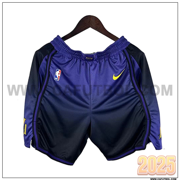Cortos NBA Los Angeles Lakers 2025/26 Violeta/Negro -02