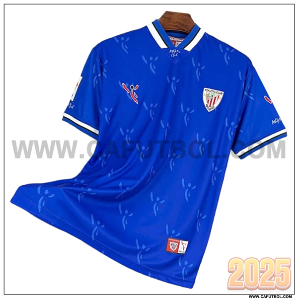 Segunda Camiseta de Athletic Bilbao Retro Azul 2001/2003
