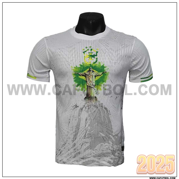 Camiseta Equipo de Brasil Blanco Edicion Especial 2025 2026