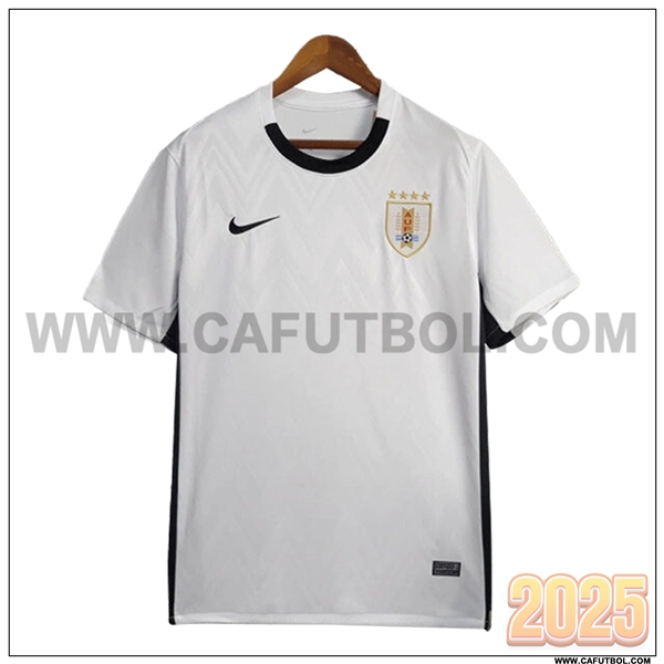 Segunda Camiseta Equipo de Uruguay Blanco 2025 2026