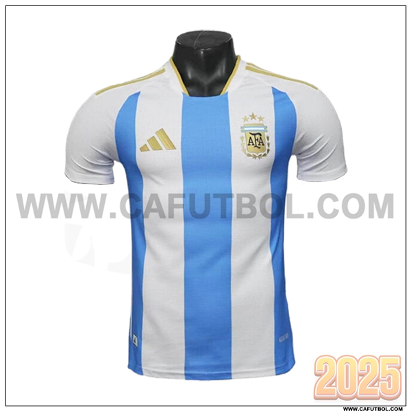Primera Camiseta Equipo de Argentina Blanco/Cielo Azul 2025 2026