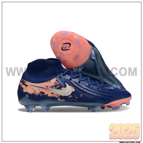 Nike Botas De Fútbol Phantom Luna Elite NU FG Azul/Rosa