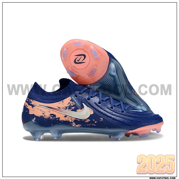 Nike Botas De Fútbol Phantom Luna Elite NU FG Azul/Rosa -02