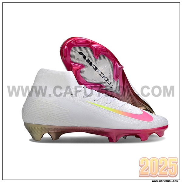 Nike Botas De Fútbol Air Zoom Mercurial Superfly IIX Elite FG Blanco/Rosa