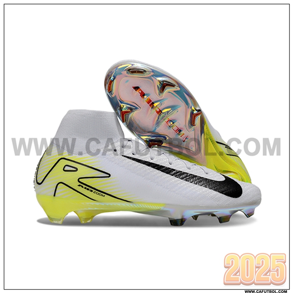 Nike Botas De Fútbol Air Zoom Mercurial Superfly IIX Elite FG Blanco/Negro/Verde