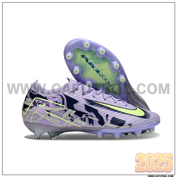 Nike Botas De Fútbol AIR Zoom Mercurial Vapor 16 Elite XXV AG Violeta/Azul/Verde