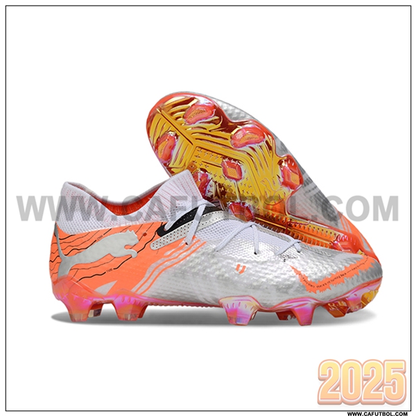PUMA Botas De Fútbol FUTURE 7 ULTIMATE FG/AG Gris/Naranja