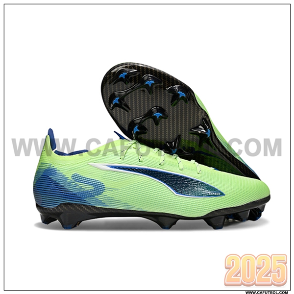 PUMA Botas De Fútbol ULTRA 5 FG Verde/Azul