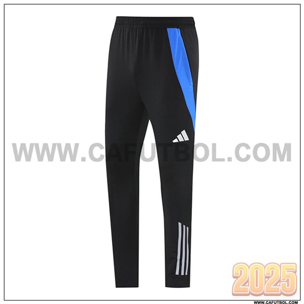 Pantalones Entrenamiento Adidas Negro/Azul 2025 2026