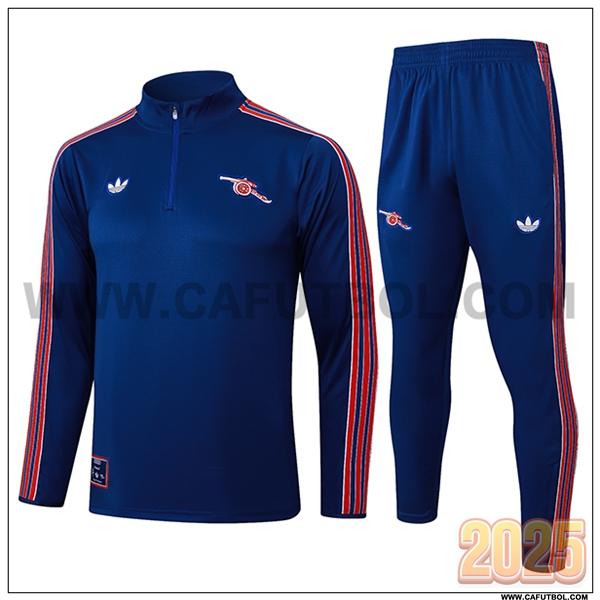 Chandal de Futbol Arsenal Azul/Rojo 2025 2026