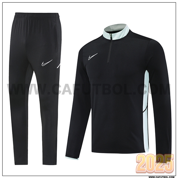 Chandal de Futbol Nike Negro/Gris 2025 2026