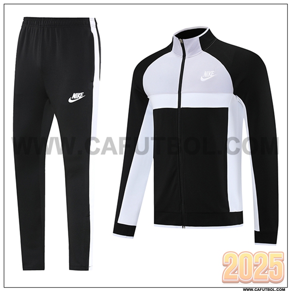 Chandal Chaquetas Futbol Nike Negro/Gris/Blanco 2025 2026