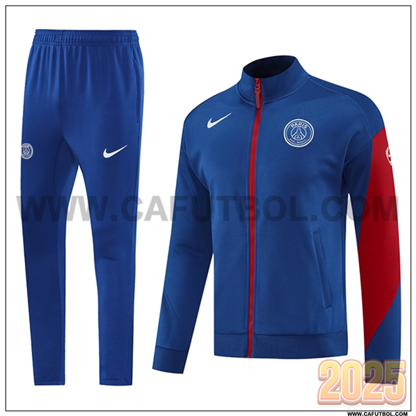 Chandal Chaquetas Futbol PSG Azul/Rojo 2025 2026