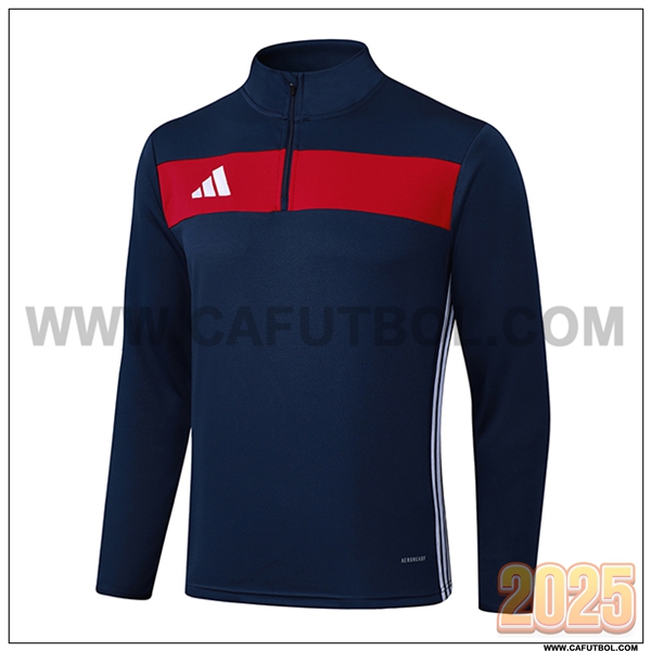 Sudadera De Entrenamiento Adidas Azul/Rojo 2025 2026