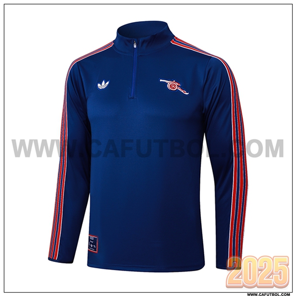 Sudadera De Entrenamiento Arsenal Azul/Rojo 2025 2026