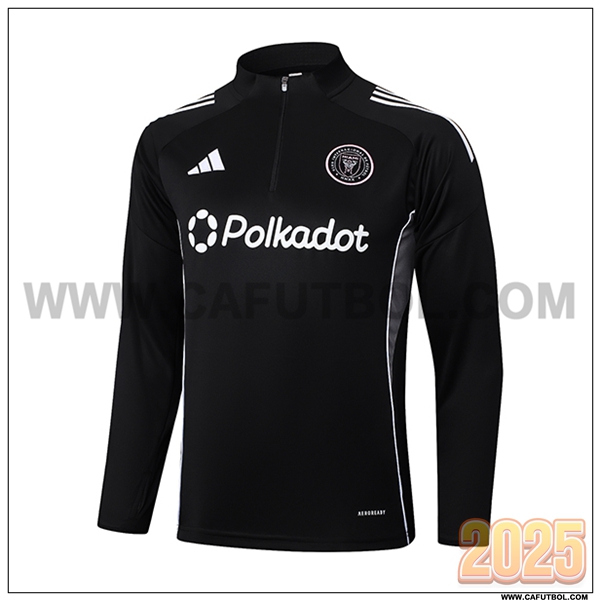 Sudadera De Entrenamiento Inter Miami CF Negro/Gris 2025 2026