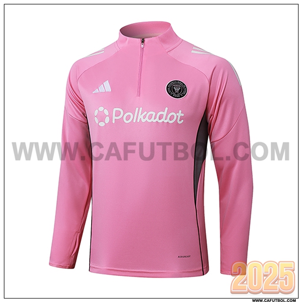 Sudadera De Entrenamiento Inter Miami CF Rosa/Gris 2025 2026